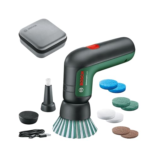 Bosch Home and Garden 06033E0002 UniversalBrush Bosch Elektro-Reinigungsbürsten-Set, Green