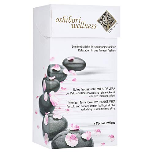 Coolike Wellnesstuch Oshibori 5er, 1er Pack (1 x 5 Stück)