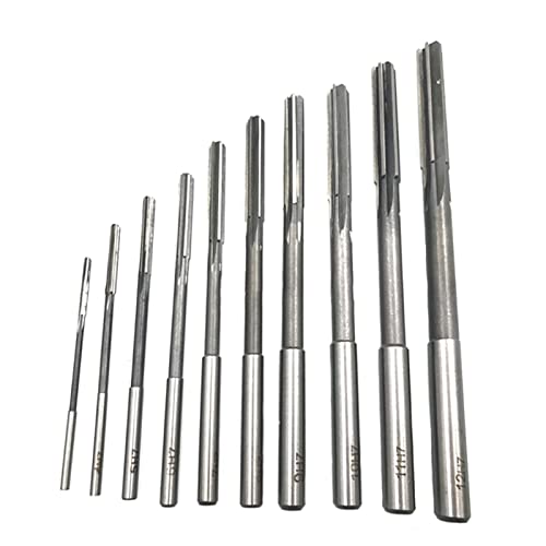 vkunop G5AB. Reibahle Set 10 stücke HSS H7. Maschinenschneider gerade Spannfräsen Reibahle Kit 3mm 4mm 5mm 6mm 7mm 8mm 9mm 10mm 11mm 12mm Fräser