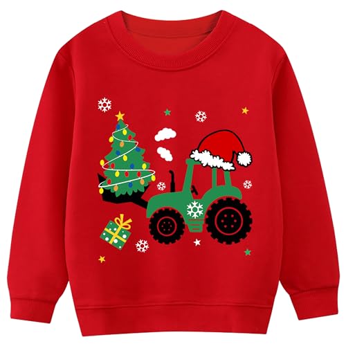 Little Hand Baby Jungen Pullover Sweatshirt Kinder Weihnachtspullover Weihnachtspullis Streetwear Oberbekleidung 104