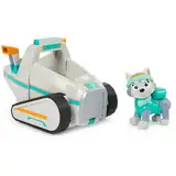 PAW PATROL, Schneemobil mit Everest-Figur (Sustainable Basic Vehicle/Basis Fahrzeug), Spielzeug für Kinder ab 3 Jahren