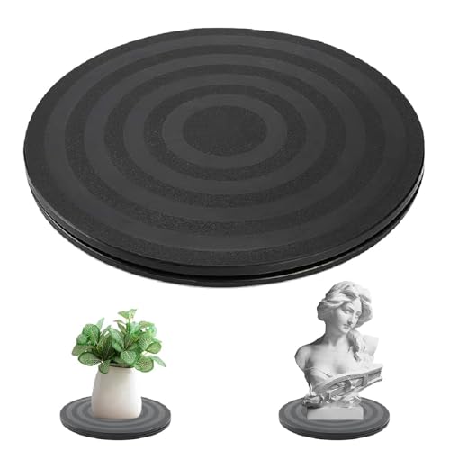 Drehbar Plattform,360 Grad Drehplattform,Drehscheibe Drehbarer Universal,Drehplatte mit Stahlkugellagern 20cm Drehplatte Mehrzweck für Laptops Monitor TV Lautsprecher Handwerk Pflanzen Küche