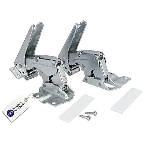 LUTH Premium Profi Parts Scharnier Türscharnier-Set kompatibel mit Bosch Siemens Neff AEG Constructa Balay für Kühlschrank 00481147 481147