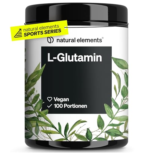 L-Glutamin Pulver – 500g – reines L-Glutamin – geschmacksneutral – vegan, hochdosiert, ohne Zusätze – in Deutschland entwickelt