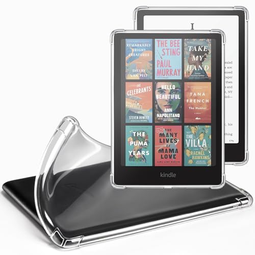 CoBak Clear Durchsichtige Hülle für 7 Zoll 2024 Kindle Paperwhite 12. Generation und Kindle Colorsoft Signature Edition (Modell Nr. SA569P) 7"- Leichte Kratzfeste Weich