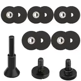 SIFANG 1,0 mm Trennscheibe 50mm metall-trennscheibe, 50 x 10 x 1,0 mm Dünn Flexscheibe Gerade 10 Stück mit 6,35mm Werkzeughalter, für Matrizenschleifer Schneidet Stahl Edelstahl Inox Metall etc