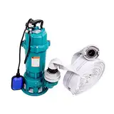 FÄKALIENPUMPE IBO 1500W + 2" KUPPLUNG + 30m SCHLAUCH - SCHMUTZWASSERPE, FÄKALIENPUMPE MIT ZERKLEINERER UND SCHWIMMER1,5 kW Pumpe, Wasserpumpe Tauchpumpe