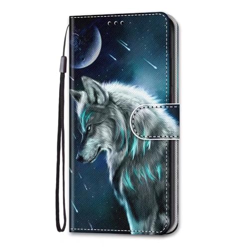 Tivenfezk Nadoli Bunt Leder Hülle für Xiaomi Redmi Note 13 Pro 4G,Cool Lustig Tier Blumen Schmetterling Entwurf Magnetverschluss Lanyard Brieftasche Schutzhülle mit Kartenfächern