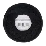 Scheepjes - Scheepjes Candy Floss 110 Jet Black (165m) Bio Mercerisiert Baumwolle Garn - 1x20g