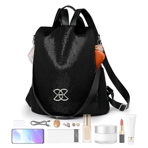 Diebstahlsicherer Damenrucksack – Schultertasche, Reiserucksack | Modischer Multifunktionsbeutel Mit Laptopfach, Geeignet Bei Stadtbesuchen Oder Längeren Wochenendausflügen Mit Wechselnden Aktivitäten