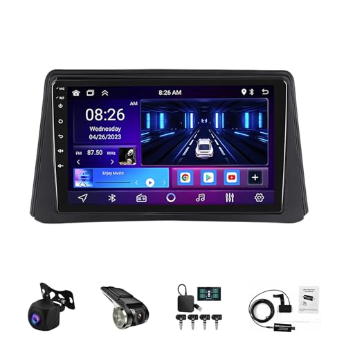 Generisch Android 13 Autoradio für Opel Mokka 2012-2016, 9-Zoll-Touchscreen, Bluetooth, GPS-Navigation, kabelloses Carplay, WLAN, Rückfahrkamera, Lenkradsteuerung (W100 2+32G)