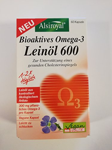 Leinöl 600 Bioaktives Omega-3 60 Kps