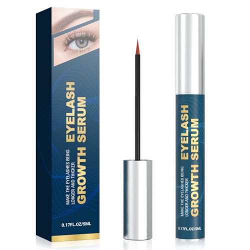 5ML Wimpernserum,Lash Serum,Wimpernserum Ohne Hormone,für Schnelleres Wimpernwachstum,Vollere und Längere Wimpern,Ideal zur Wimpernverdichtung