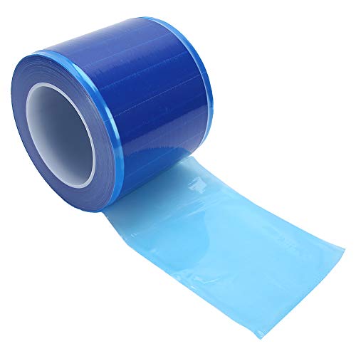 Tattoo Barriere Folie, Tattoo Reinigungsfolie Tattoo Ausrüstung Schutzfolie Selbstklebend Breakpoint Blau transparent 1200 Blatt pro Rolle Waterpro