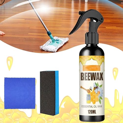 Natürliches mikromolekularisiertes Bienenwachs-Spray, Bienenwachs-Möbelpolitur und -reinigung, Bienenwachs-Möbelpolitur, Bienenwachs-Spray-Reiniger & Wiederhersteller-Bündel, Antik-Möbelreiniger (1