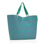 reisenthel shopper XL signature spectra green – Geräumige Shopping Bag und edle Handtasche in einem – Aus wasserabweisendem Material