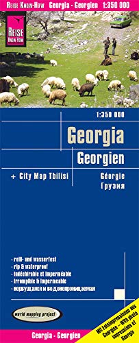 Reise Know-How Landkarte Georgien / Georgia (1:350.000): reiß- und wasserfest (world mapping project)