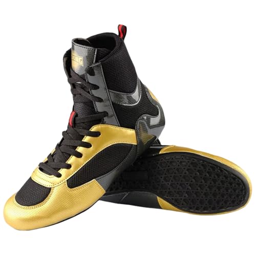 Leichtrit Boxschuhe FüR Jugendliche,HerrenBoxschuhe,Boxschuhe Damen,Boxstiefel,Geringes Gewicht,VerschleißFest Und Atmungsaktiv,Bequem Und Atmungsaktiv,Kniebeugen Und Ringen FüR MäNner Und Frauen