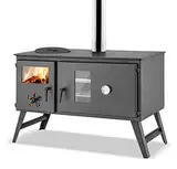 Outdoor-Küchenherd "Traudel" - Holzbackofen, Gartenkamin, Zeltofen, Pizza-Ofen, Brotbackofen, Gartenofen