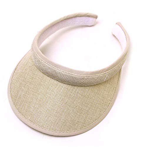 Yubenhong Damen Visor Schirmmütze Sonnenvisor Sonnenschutz Sonnenhut Strandvisor Unisex Damenvisor Baseball Kappe Visor Cap Baseball Golf Cap Sonnenblenden Sommerhut mit großer Krempe