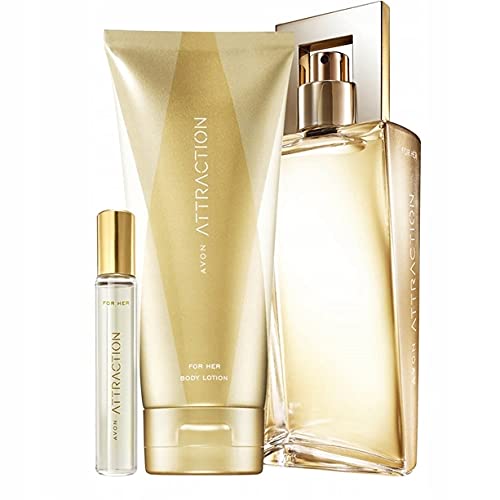 Avon Attraction Set für Sie Eau de Parfum + Körperlotion + Taschenspray