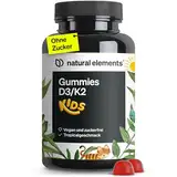 Vitamin D3 K2 Gummies KIDS – 120 fruchtige Gummies – vegan, zuckerfrei – Tropicalgeschmack – Markenrohstoff K2VITAL® – optimale Dosierung für Kinder – in Deutschland produziert & laborgeprüft