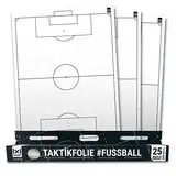 1x1SPORT Taktikfolie #Fussball - Spielfeldfolien für Aufstellungen, Spielzüge und Übungen - dein mobiles Taktikboard