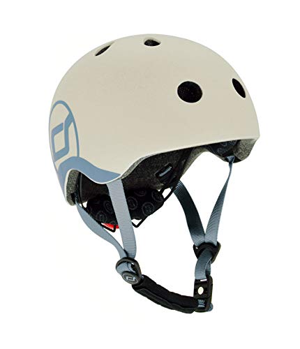 Scoot & Ride Kinder Fahrradhelm, Ash, 45 bis 51cm