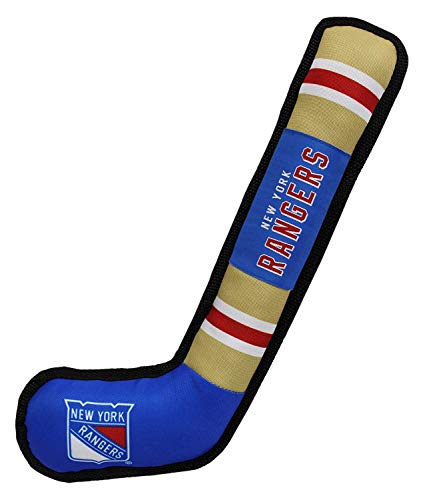 Pets First NHL New York Rangers Stick Spielzeug für Hunde und Katzen Spielen Sie Hockey mit Ihrem Haustier mit Dieser lizenzierten Hunde-Spielzeug-Belohnung, 40,6 cm lang