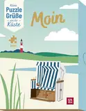 Moin! Kleine Puzzle-Grüße von der Küste: 100 Teile Puzzle in Box: Originelles Geschenk für Erwachsene mit persönlicher Grußbotschaft (Statt Postkarte: Mini-Puzzle)