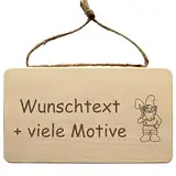 Gartenschild, Holzschild zum Aufhängen mit Gravur - Sprüche + Motive - Holz Deko Schild für Gärtner und Gärtnerin, Gartendeko personalisiert, Holztafel für Gartenfreunde, Gartenliebhaber