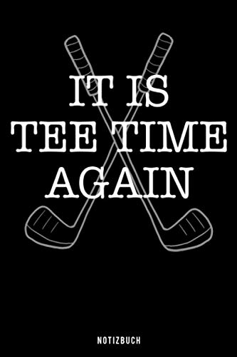 Notizbuch Tee Time: Punktraster I A5 I Golf I Golfspieler I Golflehrer I Golfunterricht