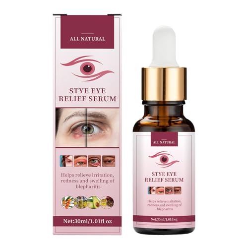 Augenstilentferner Essenz zur Linderung von Augenschwellungen Stye Augenentlastungsserum für Styes Hellt die Augenpartie auf für Styes Chalazion und Blepharitis Entfernung, schnelle Linderung 30ml