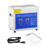 VEVOR Ultraschallreiniger 3L Reiniger ultraschallgerät Ultraschallreinigungsgerät Ultrasonic Cleaner mit Heizung Digital Timer for glasses Jewellery False Teeth Coins