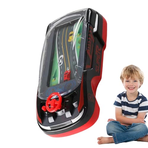 Rennwagenspiel, Handheld Racing Game | Rennauto Driving Game Machine - Zwei -Spieler -, tragbare interaktive Familie Spielen Fahrzeug für die Trainingskonzentration