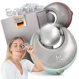 Ice Roller, JvF Beauty® Gesichtsmassagegerät Cryo Therapie Gesichtsformungswerkzeug mit Kühlfunktion Augen Roller Face Massager Für Gesicht Cryo Facial Anti Falten Anti Aging | Blau
