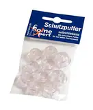 Home Xpert 10er Pack Schutzpuffer, Anschlagpuffer, Möbelpuffer, Anschlagdämpfer, Elastikpuffer, konisch, transparent, Ø 15 mm, Höhe 11 mm