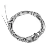 Joyzan E Bass Saiten, Vernickelter Stahl 4Saitige Saite 1,4mm 2mm 2,5mm Saitiges Instrumentenzubehör mit kleiner Kugel Gitarrensaiten Akustikgitarre Bassgitarre Musikzubehör Gitarren Musikinstrumente