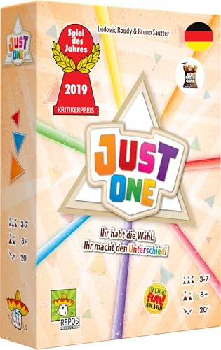 Repos Production, Just One, Grundspiel, Partyspiel, Spiel des Jahres 2019, 3-7 Spieler, Ab 8+ Jahren, 20+ Minuten, Deutsch