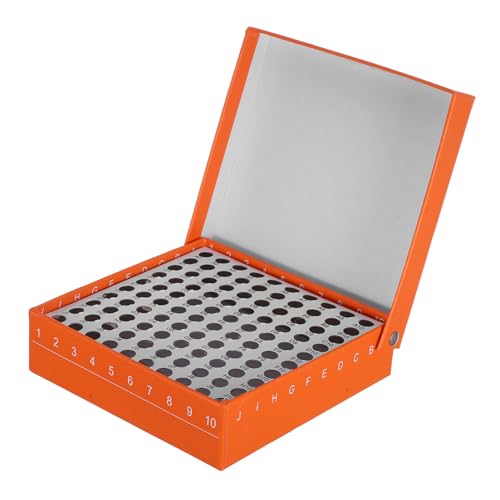 Gatuida Reagenzglasbox Papier Gefrierbox Mit Deckel Für Probenröhrchen Effiziente Gefrier Gefriersichere Box Mit Deckel Für Zentrifugenröhrchen