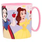 Stor Tasse Micro 350 ml Disney Princes True, Kunststoff, bunt, 8 cm, Pink