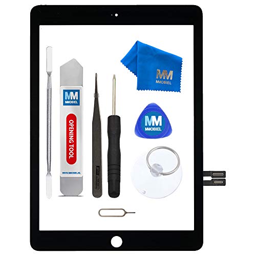 MMOBIEL Digitizer Display Glas Kompatibel mit iPad 7 2019 / iPad 8 2020 10.2 inch (Schwarz) Touchscreen Ersatzteil Inkl Werkzeugset