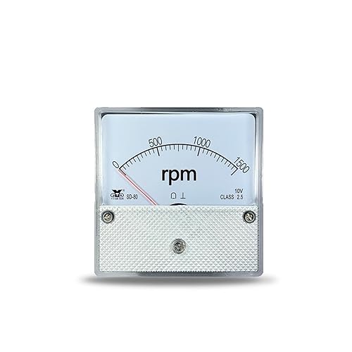 SD80 Zeigerzähler, 10 V Eingang, 100 m/min, 1500 Meter/min, dh80 cz80, 1800 m/min, 1200 U/min (Size : 80m 10V)