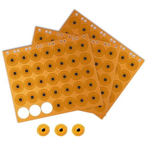 20 Stück NFC Tag Sticker NTAG215 FPC Aufkleber Tags NFC-Nagelsticker Flexible NFC Elektronische Tag 10mm Rund 504 Byte Speicher Wiederbeschreibbar RFID Tag mit iPhone Kurzbefehle & Android Apps