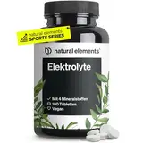 Elektrolyte Tabletten – 180 Tabletten mit Magnesium, Kalzium, Natrium und Chlorid – mit Magnesium für dein Elektrolytgleichgewicht und deine Muskelfunktion – geeignet für Keto Ernährung