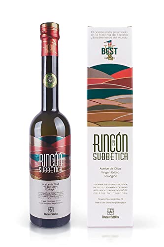 Almazaras de la Subbética – Rincon de la Subbética – 100% spanisches Olivenöl extra vergine von Hojiblanca – geeignet für Toast, Salate, Fleisch, fetter Fisch – Flasche 500 ml