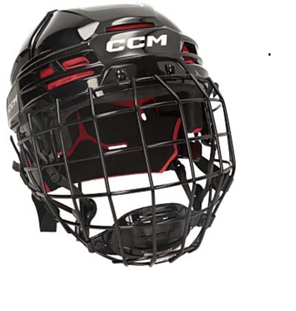 CCM Tacks 70 Helm Combo Senior, Größe:M, Farbe:Schwarz