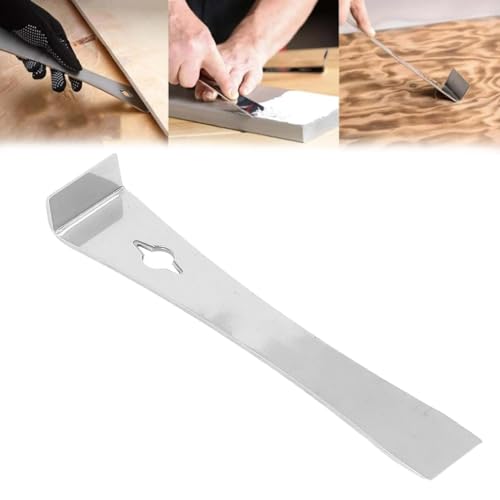 Holzarbeiter Multi-Purpose Magic, Multifunktionale Nagel Puller Kleine flache Pry Bar zum Ziehen, Prying, Scraping Mini Pry Bar Scraper Tool, es ist ein Geschenk für den Tischler. (Silber)