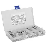 Gewindeeinsätze für Metall, Gewinde Reparaturgewinde Einsätze für Metall 140pcs Metrisch/amerikanische Gewindereparaturwerkzeug Edelstahldrahtgewinde Einsatz Sortiment Set Set