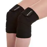 Bodyprox Kniebandage für Kniebeugen, Gewichtheben, Powerlifting, Beinpresse und Cross-Training, Kniebandage für Damen und Herren, 2 Stück